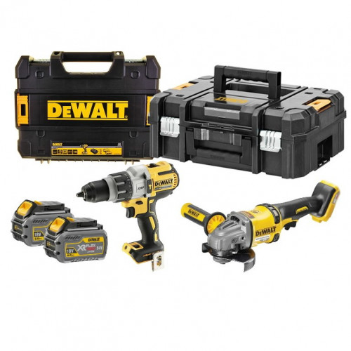 DCK2055T2T DeWALT 18V/54V įrankių rinkinys (2x6.0 Ah)