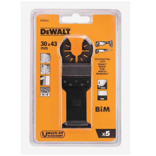 DT20723 DeWalt įpjaunamųjų pjūklelių priedų rinkinys