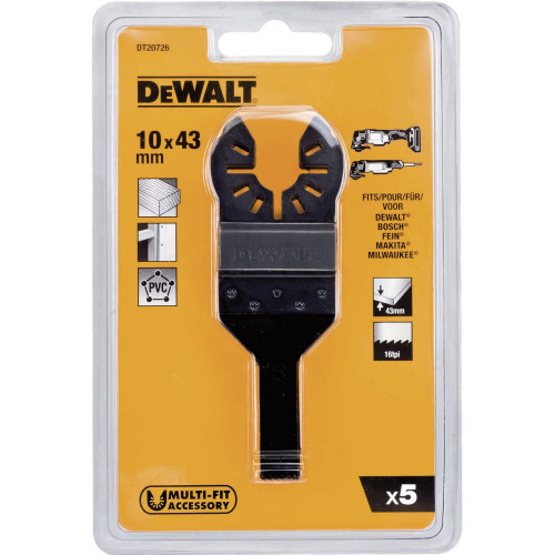 DT20726 DeWALT įpjaunamųjų pjūklelių priedų rinkinys