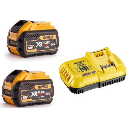 DCB118Y2 DeWALT FLEXVOLT 54V baterijų ir kroviklio rinkinys (2x12.0 Ah)