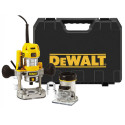 Įrankių rinkinys Frezuoklis DeWALT D26204K + Elektrinis šlifuoklis DeWALT DWE6423