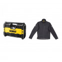 DWST1-75659 DeWALT TOUGHSYSTEM radijas + DWC104-001 Džemperis