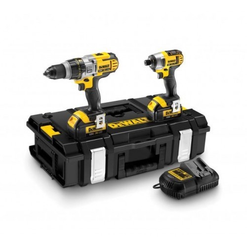 DCK290M2 DeWALT 18V suktuvų rinkinys (2x4.0 Ah)