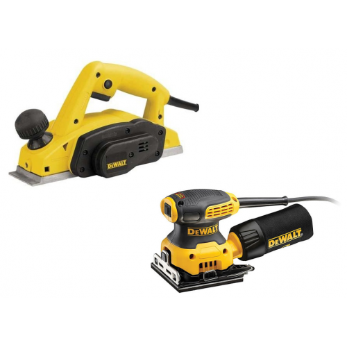 DeWALT DW680 elektrinis oblius 2.5 mm + DWE6411 230W elektrinis šlifuoklis