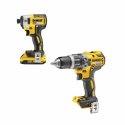 DCK266D2 DeWALT 18V XR veržliasukis + suktuvas gręžtuvas + DW030PL lazerinis atstumo matuoklis