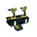 DCK266D2 DeWALT 18V XR veržliasukis + suktuvas gręžtuvas + DW030PL lazerinis atstumo matuoklis