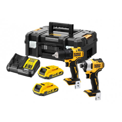 DeWALT DCK2061D2T 18 V smūginių suktuvų rinkinys