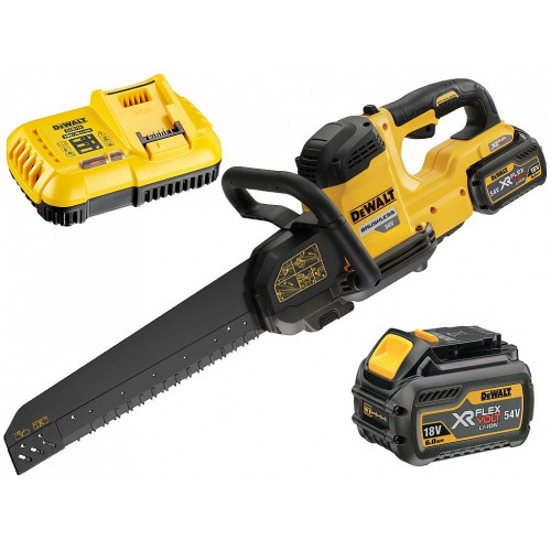 DCS396T2 DeWALT FLEXVOLT 54V tandeminis pjūklas (2x6.0 Ah)