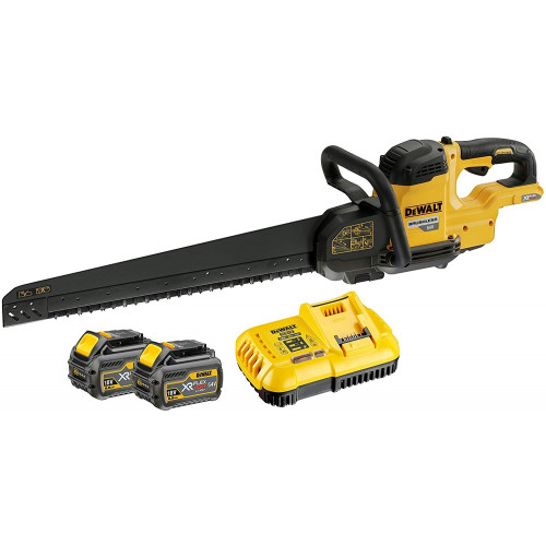 DCS397T2 DeWALT FLEXVOLT 54V tandeminis pjūklas (2x6.0 Ah)