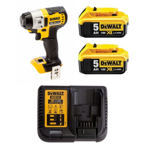 DCF895P2 DeWALT 18V smūginis suktuvas (2x5.0 Ah)