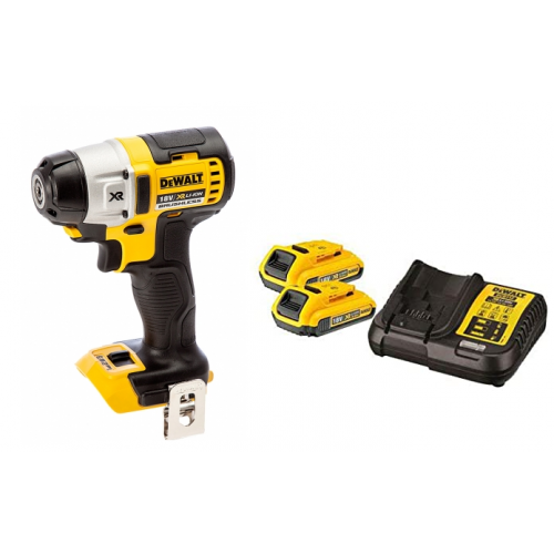 DCF895D2 DeWALT 18V smūginis suktuvas (2x2.0 Ah)