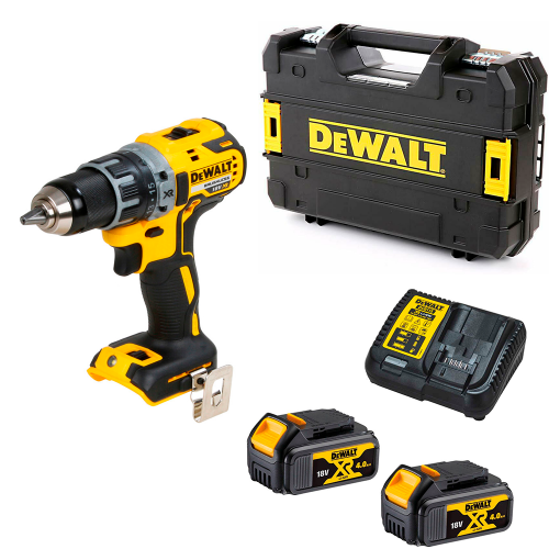 DCD791M2 DeWALT 18V suktuvas – gręžtuvas (2x4.0 Ah)