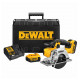 DCS373M2 DeWALT 18V diskinis pjūklas metalui (2x4.0 Ah)