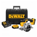 DCS373M2 DeWALT 18V diskinis pjūklas metalui (2x4.0 Ah)