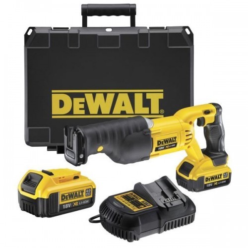 DCS380M2 DeWALT 18V tiesinis pjūklas (2x4.0 Ah)