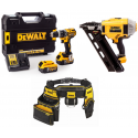 DCN692N DeWALT 18 V viniakalė + DCD796P2 18 V suktuvas – gręžtuvas + DWST1-75552 prijuostė