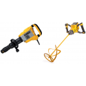 D25941K DeWALT atskėlimo plaktukas + DCD240N FLEXVOLT 54 V maišyklė