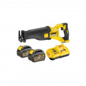 DCS388T2 DeWALT FLEXVOLT 54V tiesinis pjūklas + DCS520N 54V diskinis pjūklas