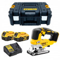 DCS334P2 DeWALT 18V siaurapjūklis + DCS570NT 18V diskinis pjūklas