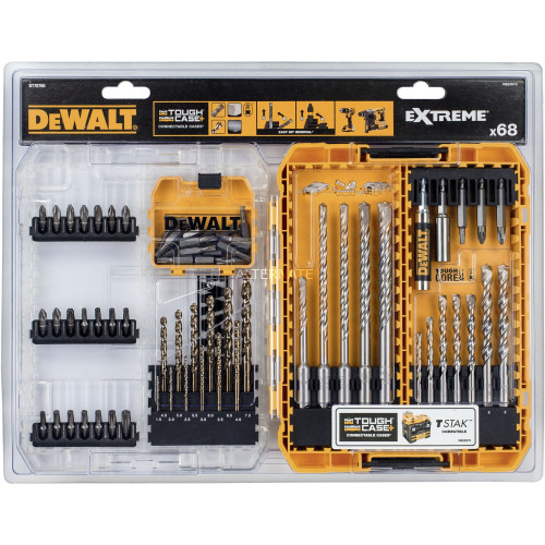 DT70712 DeWALT EXTREME 19 vnt. sukimo antgalių ir grąžtų rinkinys