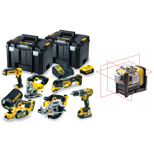 DCK665P3T DeWALT įrankių rinkinys