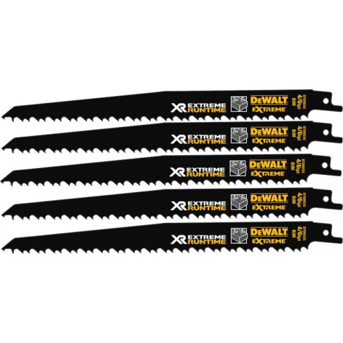 DT99555 DeWALT 230 mm pjūklelių (5 vnt.) rinkinys