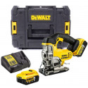 DCS331P2 DeWALT 18 V siaurapjūklis + DCF887N 18 V smūginis suktuvas