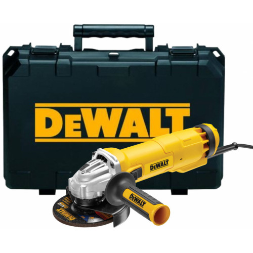 DWE4237K DeWALT kampinis šlifuoklis