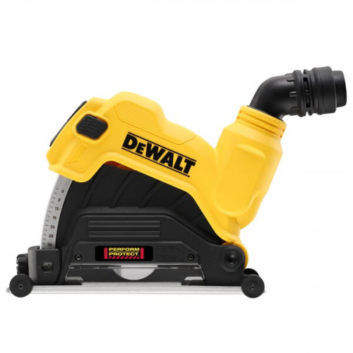 DWE46225 DeWALT 125 mm kampinio šlifuoklio apsauga betono pjovimui