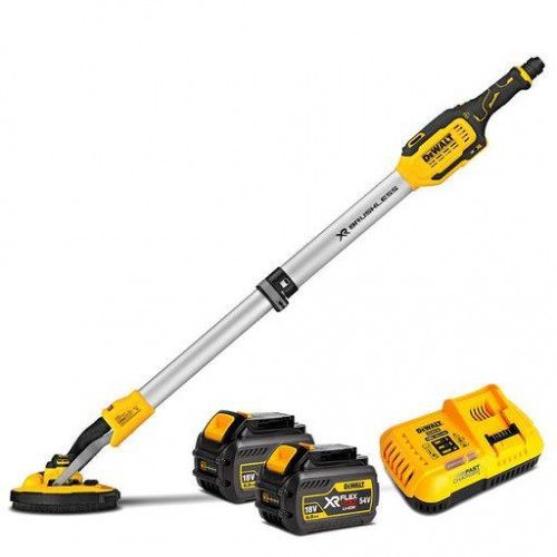 DCE800T2 DeWALT 18V sienų ir lubų šlifuoklis "žirafa" (2x6.0 Ah)