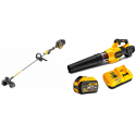 DCD996T2 DeWALT 54V akumuliatorinis suktuvas - gręžtuvas + DCM571N FLEXVOLT 54V žoliapjovė - trimeris