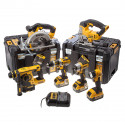 DCK699M3T DeWALT įrankių rinkinys + DW088CG lazerinis nivelyras