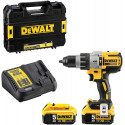 DCD996P2 DeWALT akumuliatorinis suktuvas-gręžtuvas + DCE088D1R DeWALT kryžminių linijų lazerinis nivelyras