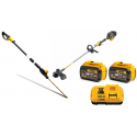 DCM561P1S DEWALT 18V 5.0Ah žoliapjovė – trimeris + DCM565P1 18V 5.0Ah grandininis pjūklas