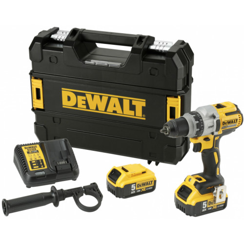 DCD991P2 DeWALT 18V suktuvas - gręžtuvas (2x5.0 Ah)