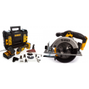 DCS356P2 DeWALT 18V daugiafunkcinis įrankis + DCS391N DeWALT 18V diskinis pjūklas