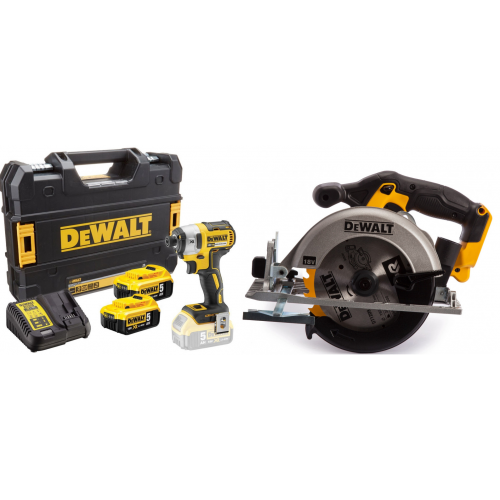 DCN660N DeWALT 18 V XR 16 Ga akumuliatorinė viniakalė + DCF887P2 18V smūginis suktuvas