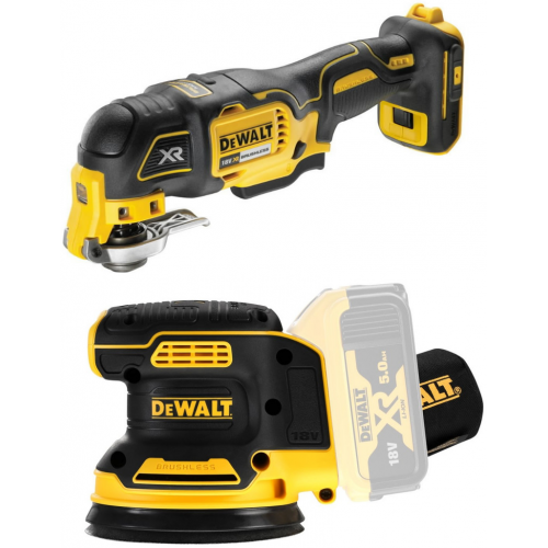 DCD796P2 DeWALT 18V suktuvas – smūginis gręžtuvas + DCW210N 18V 125 mm ekscentrinis šlifuoklis