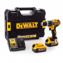 DCD796P2 DeWALT 18V suktuvas – smūginis gręžtuvas + DCS331N 18V siaurapjūklis + DCS391N 18V diskinis pjūklas