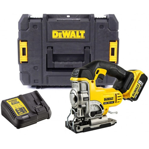 DCS331P1 DeWALT 18V siaurapjūklis (1x5.0 Ah)