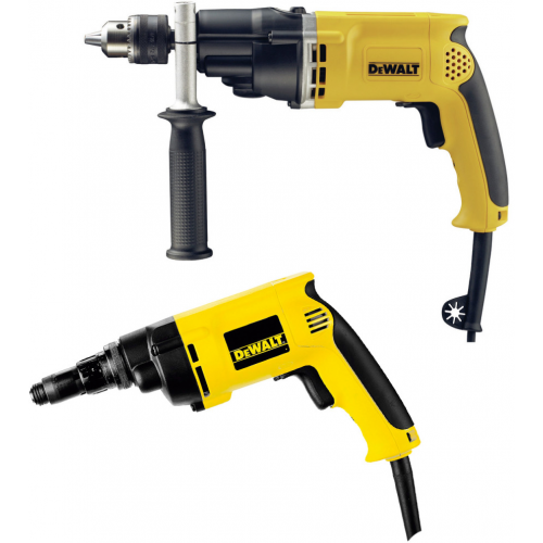 D21805 DeWALT smūginis gręžtuvas + DW269K DeWALT suktuvas