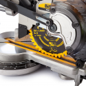 DCS365M2 DeWALT 18V akumuliatorinės skersinio pjovimo staklės (2x4.0 Ah)