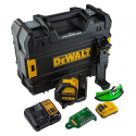 DCE088D1G DeWALT kryžminių linijų lazerinis nivelyras + DE0892G lazerio detektorius + 1-77-201 Stanley stovas