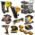 DCK775P4 DeWALT 18V 7 įrankių rinkinys