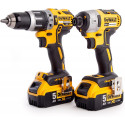 DCK266P2T DeWALT 18V smūginis suktuvas + suktuvas-gręžtuvas (2x5.0 Ah)