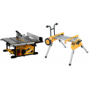 DWE7492 DeWALT pjovimo staklės + DWE74911 DeWALT stalinių pjovimo staklių stovas
