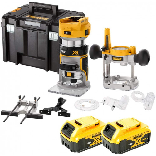 DCW604P2 DeWALT 18V freza (2x5.0 Ah)