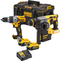 DCH333X2 DeWALT FLEXVOLT 54V SDS-Plus perforatorius 30mm + DCD996N suktuvas-gręžtuvas + TOUHSYHSYSTEM 2.0 dėžė