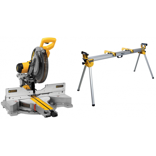 DWS780XPS DeWALT 305 mm slankus skersinis pjūklas + DE7023 stalas