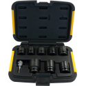 DT7507 DeWALT 1/2" smūginių sukimo galvučių rinkinys (9 vnt.)